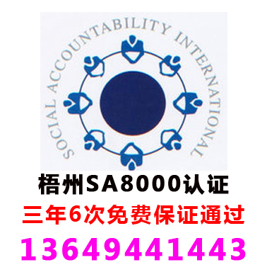 梧州SA8000社会责任管理认证